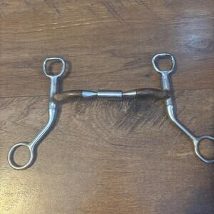 Myler Stainless Steel HBT Shank, MB 02 Comfort Snaffle Wide Barrel, Level 1